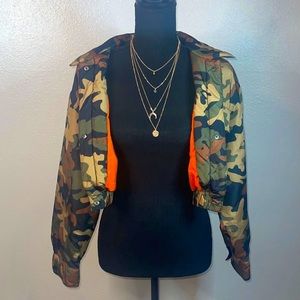CUTE CUTE ARMY FATIGUE ZARA PUFFER JACKET!!!